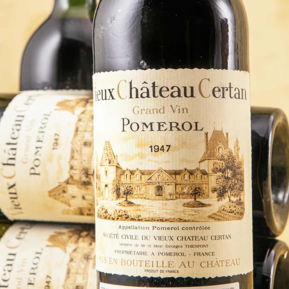 Vieux Chateau Certan Grand Vin Pomerol 1947 Bottle